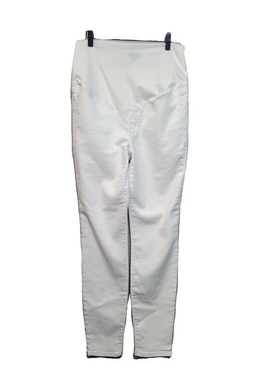 J.Crew Factory Denim - J.Crew Factory White Maternity Jean in Signature Stretch Size 28 NWT